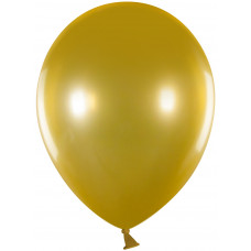 Шар (12''/30 см) Золото, металлик, 100 шт.