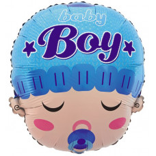 Шар (24''/61 см) Фигура, Малыш мальчик с соской