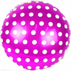 Шар (18''/46 см) Круг, Точки, Фуше