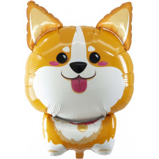 Шар (32''/81 см) Фигура, Корги, 1 шт. в упак.