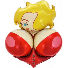 Шар (31''/79 см) Фигура, Мадам Си-Си, 1 шт.