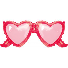 Шар (43''/109 см) Сердце, Солнечные очки, 1 шт.