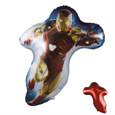 Шар (30''/76 см) Фигура, Герои Марвел, Железный человек, 1 шт.