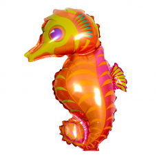 Шар (35''/89 см) Фигура, Морской конек, 1 шт.