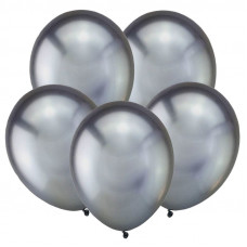 Т Метал 12 Зеркальные шары, Темное серебро / Space Grey / 50 шт. /