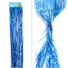 Гирлянда Дождик, Синий, Голография, 0,5 м