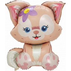 Шар (32''/81 см) Фигура, Лисенок, 1 шт.