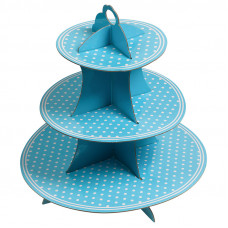 Стойка для десертов, Точки, Голубой