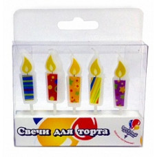 Свечи объемные 5шт