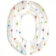 Шар фигура цифра 0 искры