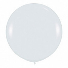 Шар (36''/91 см) Белый (005), пастель