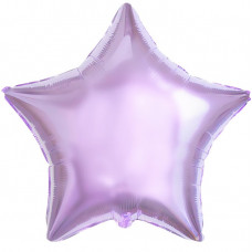 Шар (18''/46 см) Звезда, Сиреневый, 1 шт. Agura