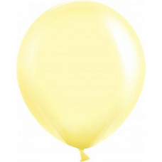 Шар (18''/46 см) Макарунс, Неаполитанский желтый, пастель, 25 шт.