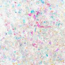 Конфетти дробленые Хамелеон, Серебристый, Перламутр, 20 г.