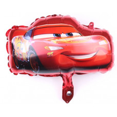 Шар (16''/41 см) Мини-фигура, Тачки, Маквин, красный на красном.