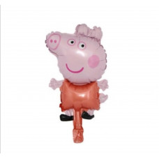 Шар (16''/41 см) Мини-фигура, Пэппа, оранжевый.