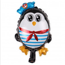 Шар (16''/41 см) Мини-фигура, Пингвин морячок.