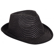 Шляпа Черная с серебром