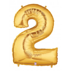 B 14 Цифра "2" золото (Италия)