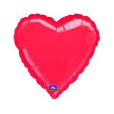 А б/рис Сердце 18" Металлик Red
