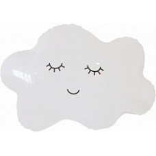 Шар (29''/74 см) Фигура, Облако, Белый, 1 шт.