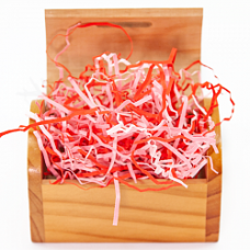 Наполнитель бумажный Микс, Розовый, 50 г.