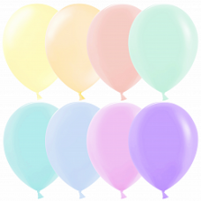 Шар (5''/13 см) Макарунс, Ассорти, пастель, 100 шт.