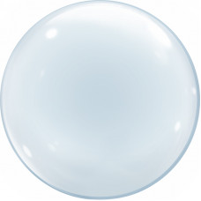 Шар (32''/81 см) Сфера 3D, Deco Bubble, Прозрачный, 1 шт.