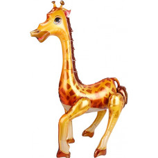 Шар 3D (31''/79 см) Фигура, Жираф, 1 шт. в уп.