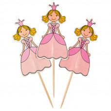 Пики для канапе Принцессы, 20 шт