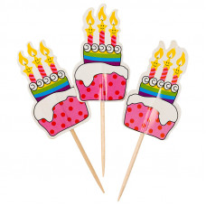 Пики для канапе Тортики, 12 шт