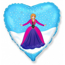 Шар (18''/46 см) Сердце, Принцесса Алексия