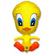 Шар (32''/81 см) Фигура, Утенок, Желтый