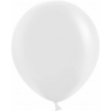 Шар (18''/46 см) Белый, пастель, 25 шт.