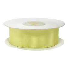 Лента атласная (2,5 см x 22,85 м) Лимонный