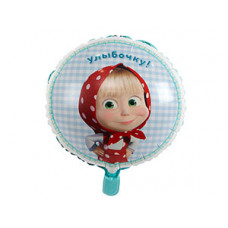 К 18" РУС Маша и Медведь Ромашки