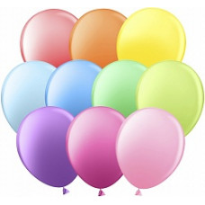 Шар (10''/25 см) Ассорти, пастель, 100 шт.