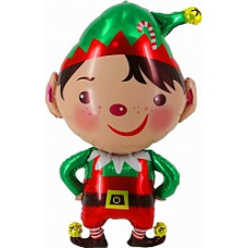 Шар (38''/97 см) Фигура, Веселый эльф, 1 шт.