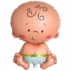 Шар с клапаном (16''/41 см) Мини-фигура, Малыш, 1 шт.