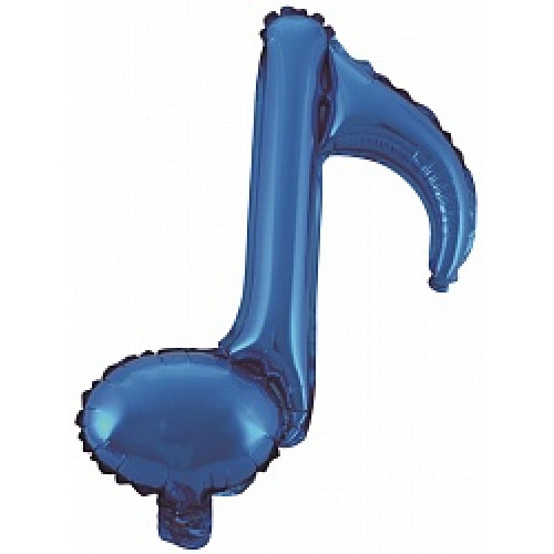 Шар с клапаном (16''/41 см) Мини-фигура, Нота, Синий