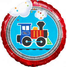 Шар (18''/46 см) Круг, Паровоз