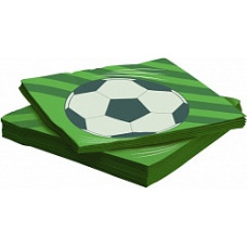 Салфетки, Футбольный мяч, 33*33 см, 20 шт.