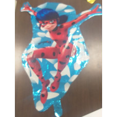 Шар (35''/89 см)Фигура,  Леди баг, 1 шт.