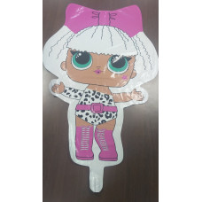 Шар (35''/89 см)Фигура,  Кукла ЛОЛ, 1 шт.