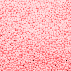 Шарики пенопласт, Розовый, 2-4 мм, 500 мл