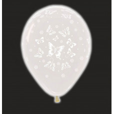 S 16 Бабочки 2  ( Прозрачный),  Кристал/ 50 шт. /