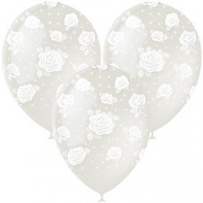 Роза( 5 ст.рис.)12" прозрачн.