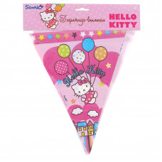 Гирлянда-вымпел Hello Kitty 360см/A
