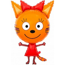 Шар (34''/86 см) Фигура, Три Кота, Карамелька, 1 шт. в упак.