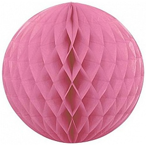 Бумажный шар Розовый (10''/25 см)